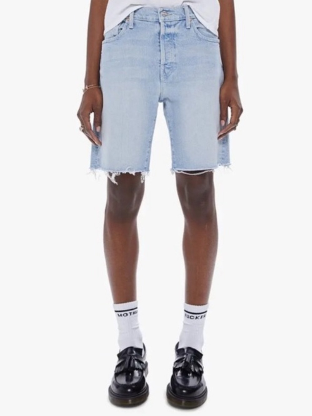 MOTHER The Ditcher Knee Short Fray Size 25